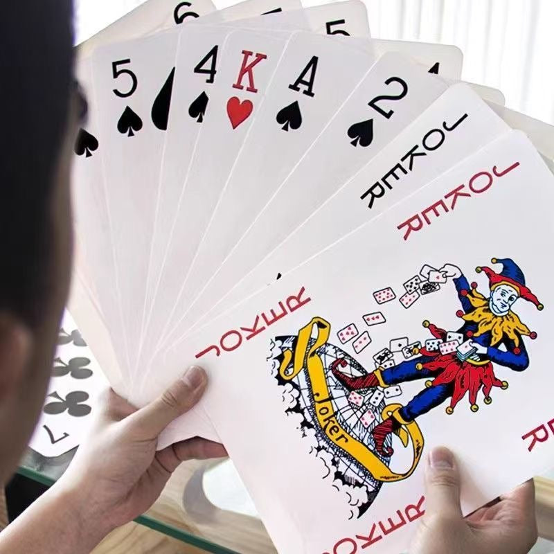 Giant Play Deck – 9X Jumbo Poker Cards