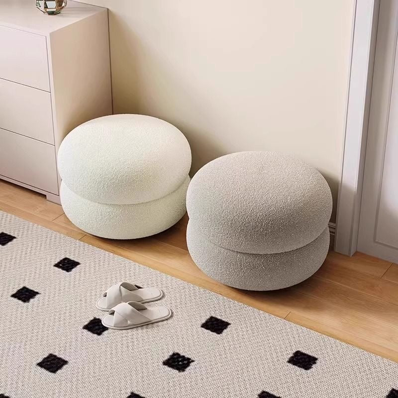 Cozy Puff Sherpa Stool