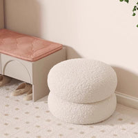Cozy Puff Sherpa Stool