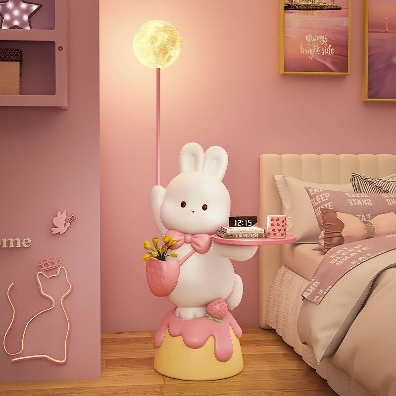 Luna Bunny Floor Lamp Table