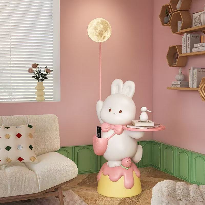 Luna Bunny Floor Lamp Table