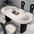 Monarch Oval Marble Dining Table