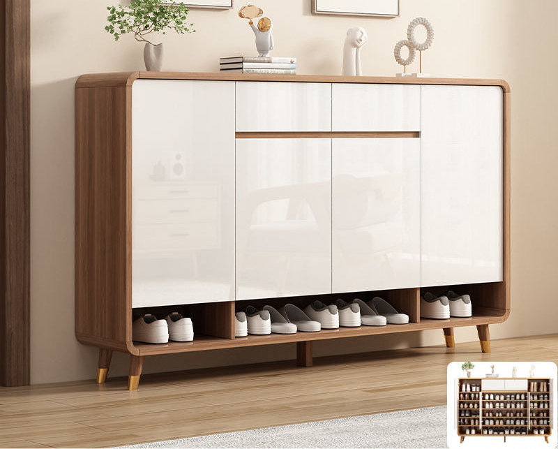 Ecological Wooden Shoe Cabinet Entrance Cabinet