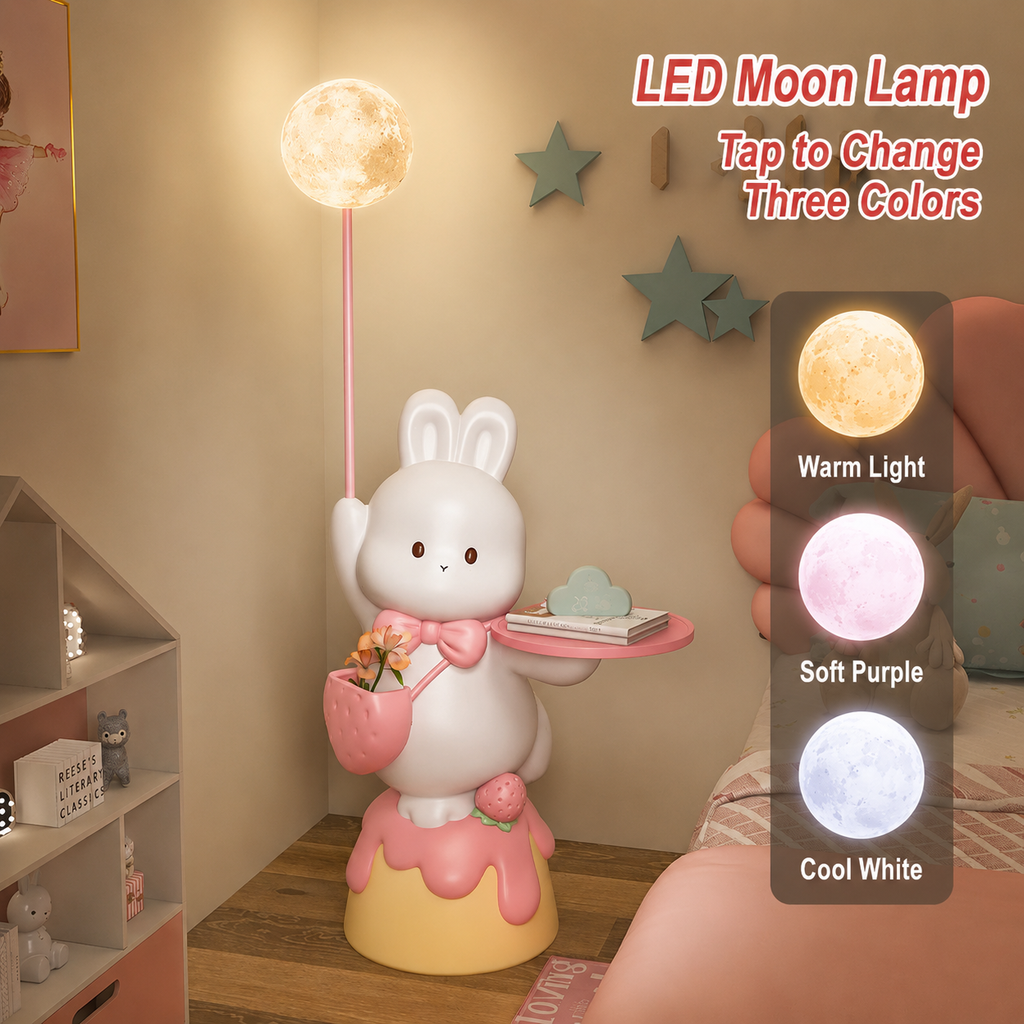 Luna Bunny Floor Lamp Table