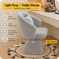 Lambswool Makeup Chair