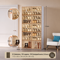 ClearStack Modular Shoe Storage Cabinet