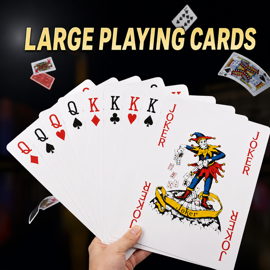 Giant Play Deck – 9X Jumbo Poker Cards