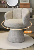 Petal-shaped makeup chair