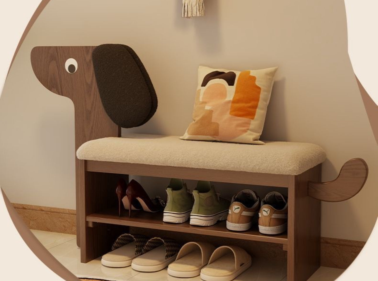 Puppy Shoe Changing Bench