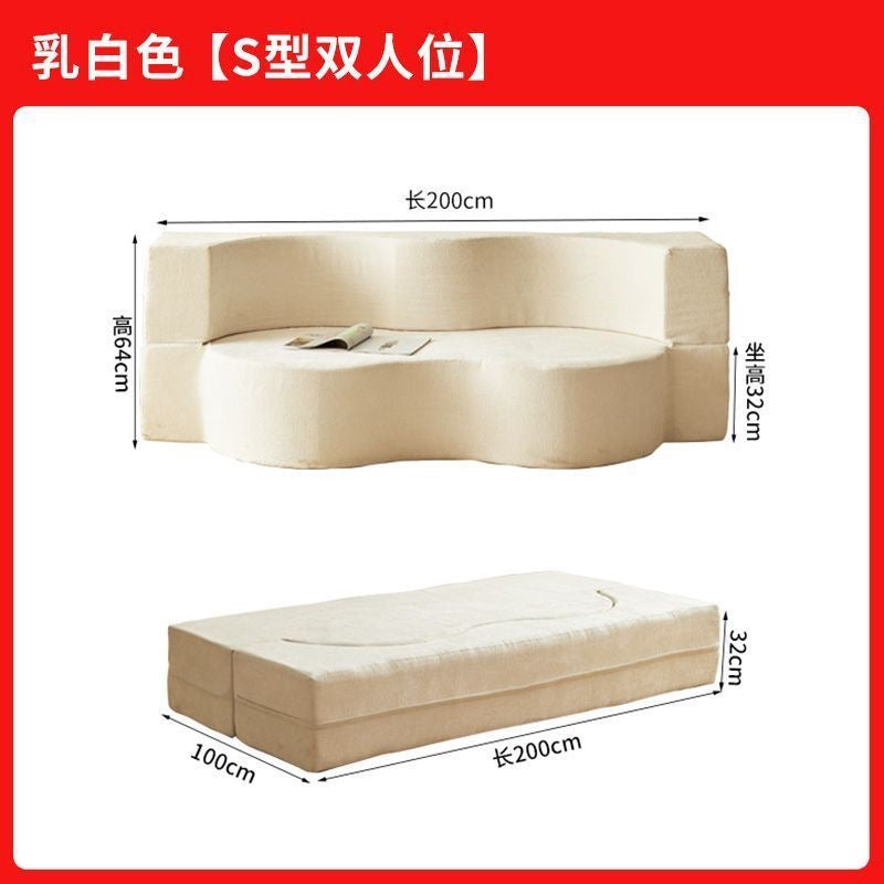 Eyelash Curved Sofa Bed