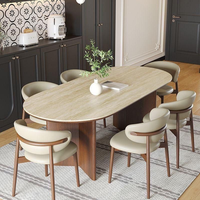 Travertine Dining Table