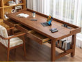 Walnut wood drawer desk