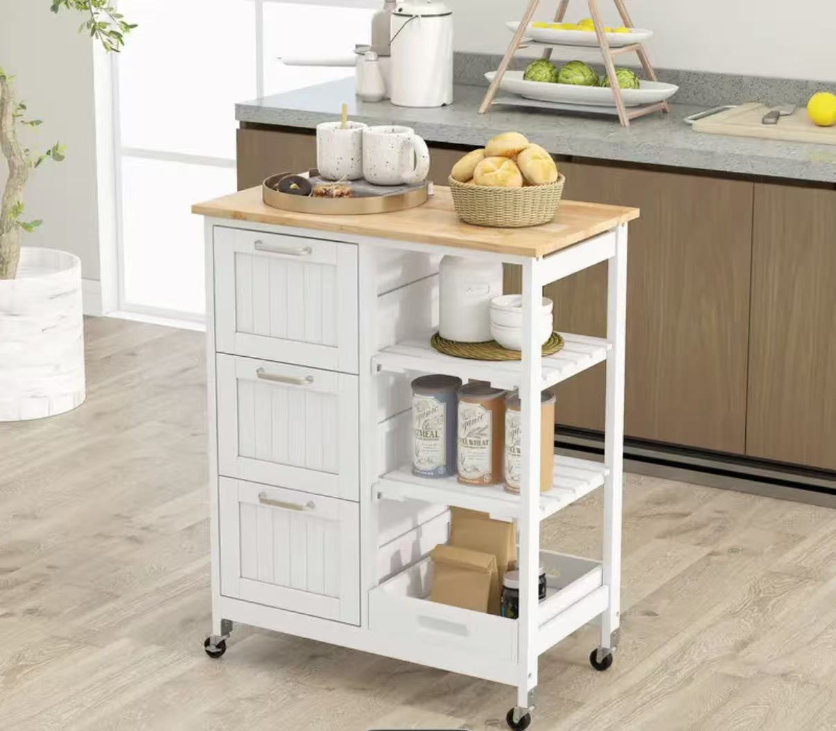 FlexiServe Kitchen Island Cart