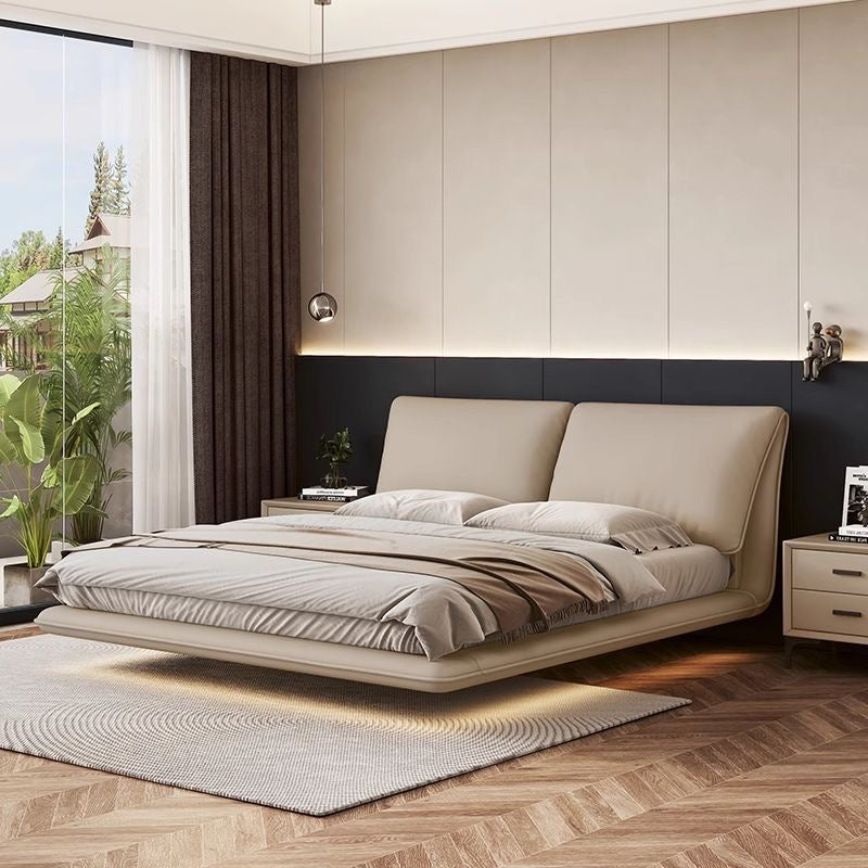 Lumina Float Leather Bed #02