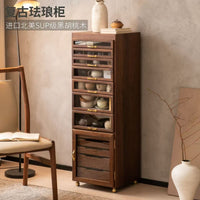 Walnut Archive Display Cabinet