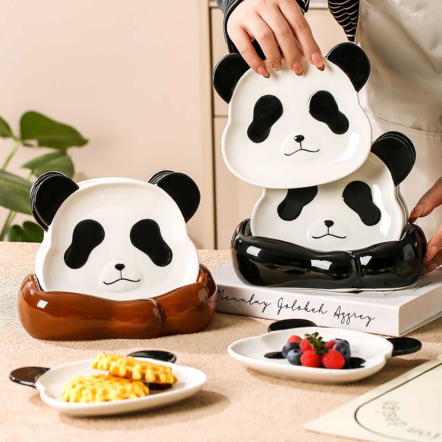 Panda Plate Set
