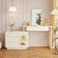 Luxe Modern Slate Dressing Table（Chairs, And Mirrors Are Not Included）