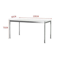 Metallic Pure White Textured Dining Table