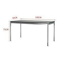 Metallic Pure White Textured Dining Table