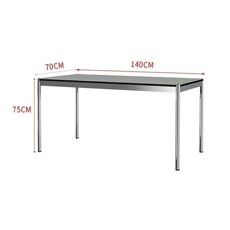 Metallic Pure White Textured Dining Table