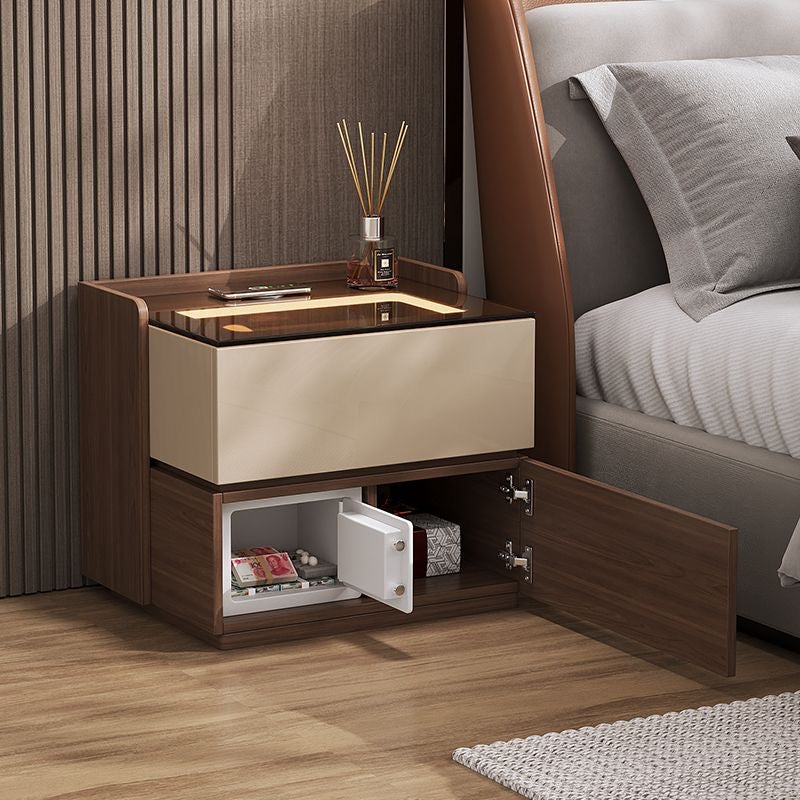 Solid Wood Custom-Made Bedside Table