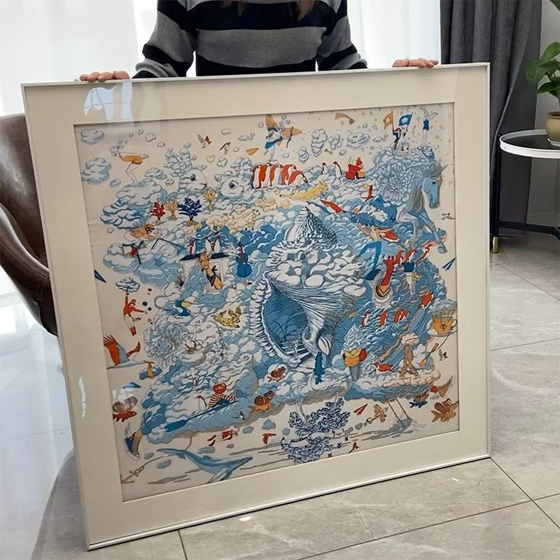 Silk Scarf Picture Frame