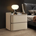 Luoshan Saddle Leather Creative Bedside Table