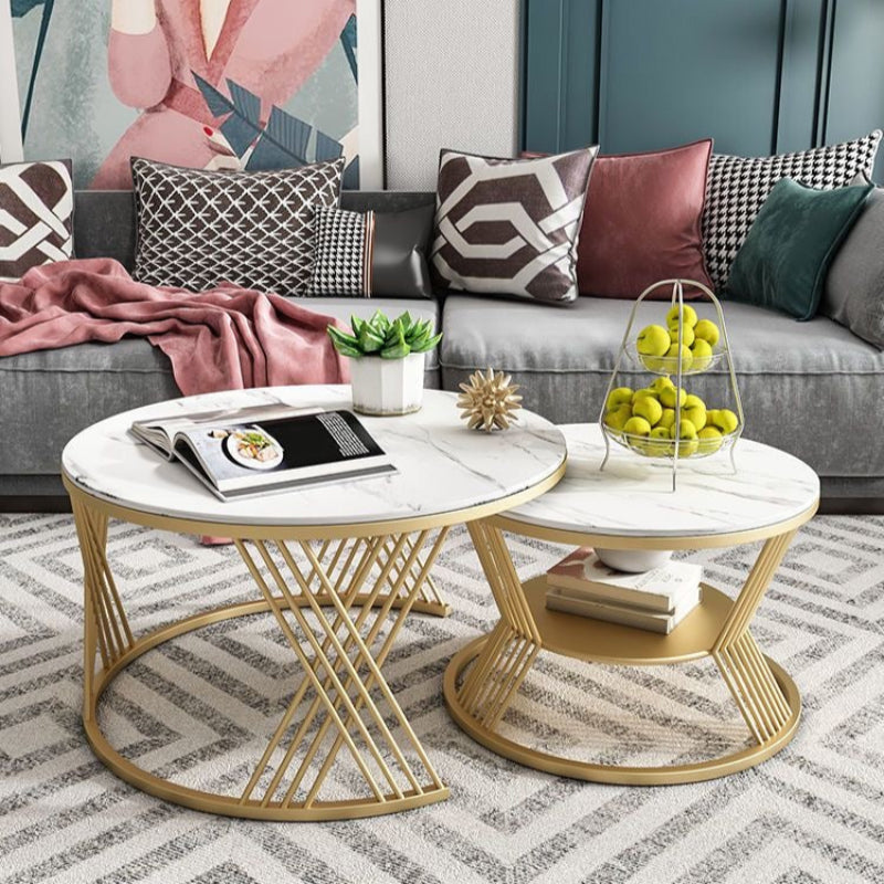 Iron Combination Coffee Table