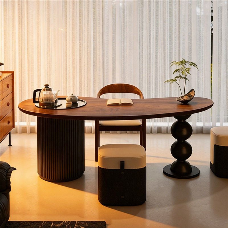 Walnut Wood Tea Table