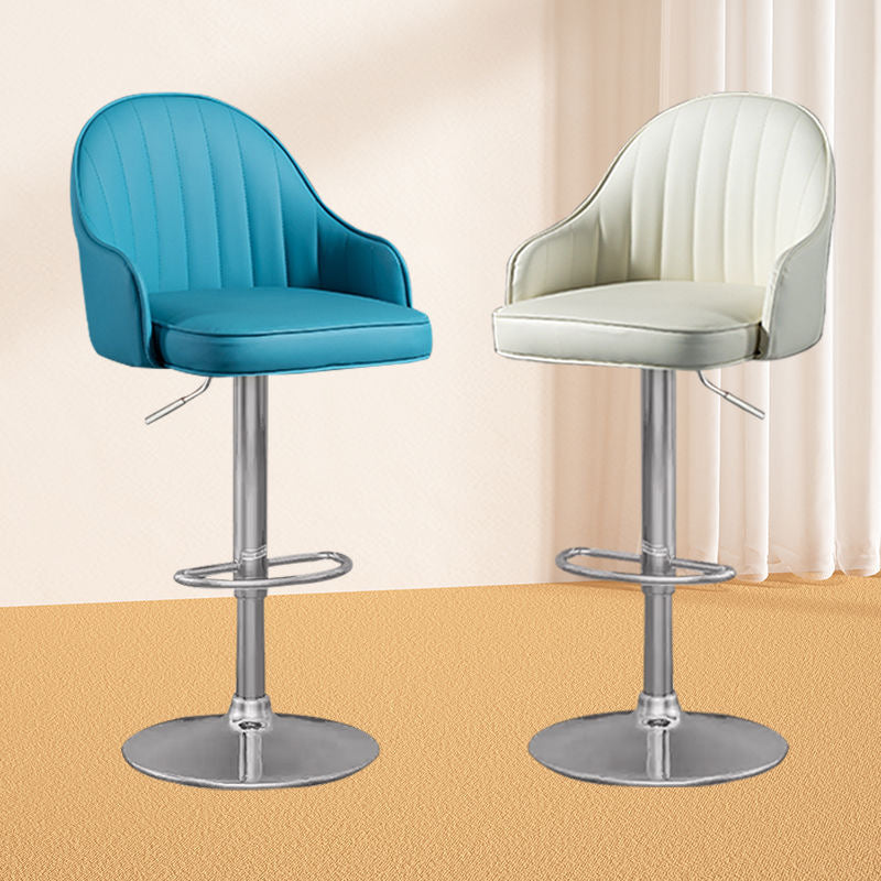 Eco-Leather Liftable Bar Chair