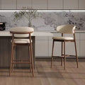 Eaton solid wood bar stool