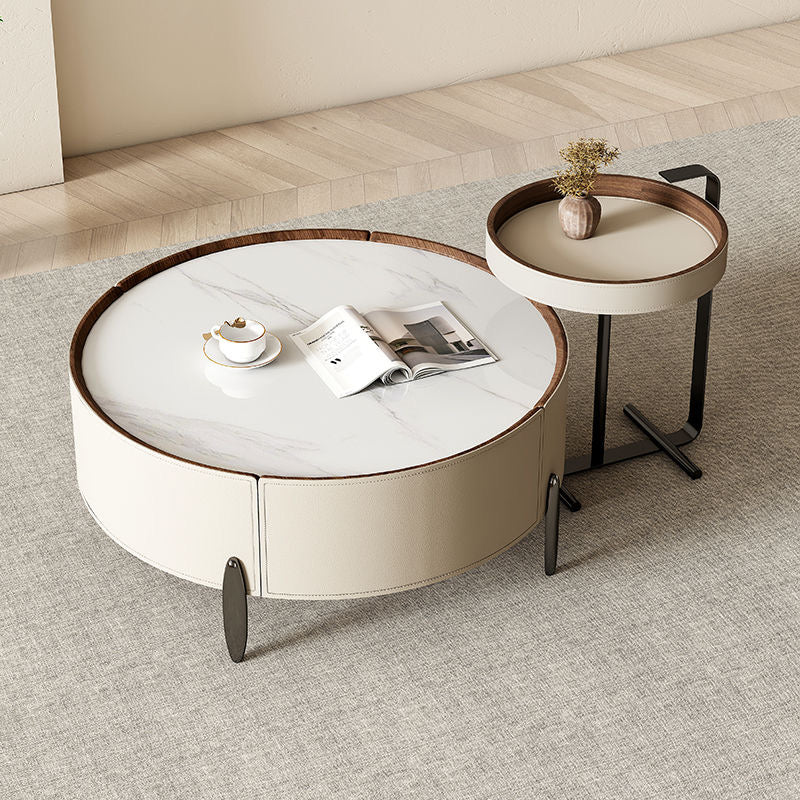 Saddle Leather Coffee Table