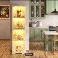 Figurine Display Case, Corner Cabinet