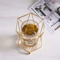 Steel Framed Vase (With Flowers)