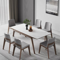 Nordic Edge Ash Wood Dining Table