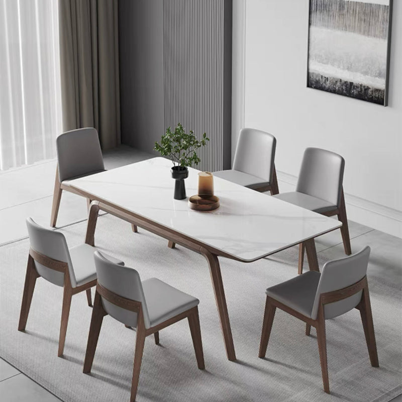 Nordic Edge Ash Wood Dining Table