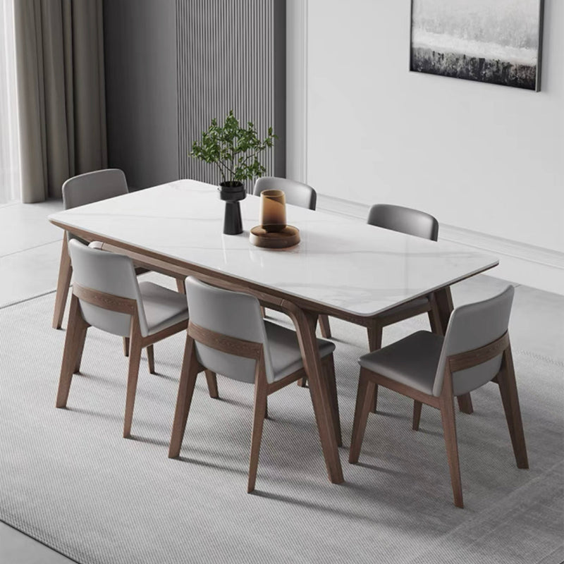 Nordic Edge Ash Wood Dining Table