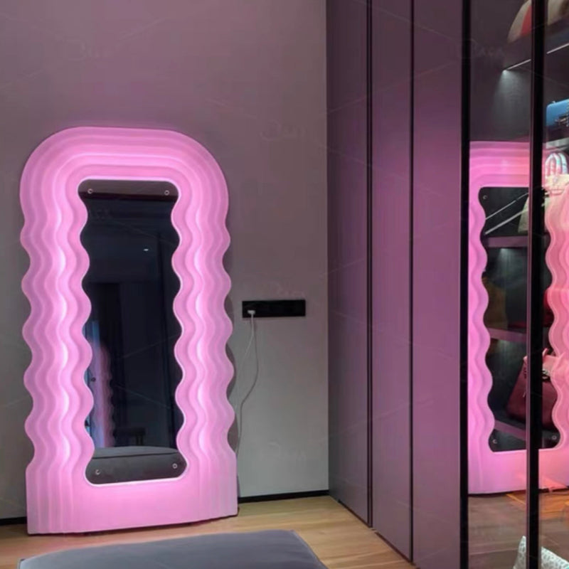 Luminous Wavy Full Body Mirror