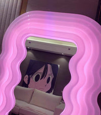 Luminous Wavy Full Body Mirror