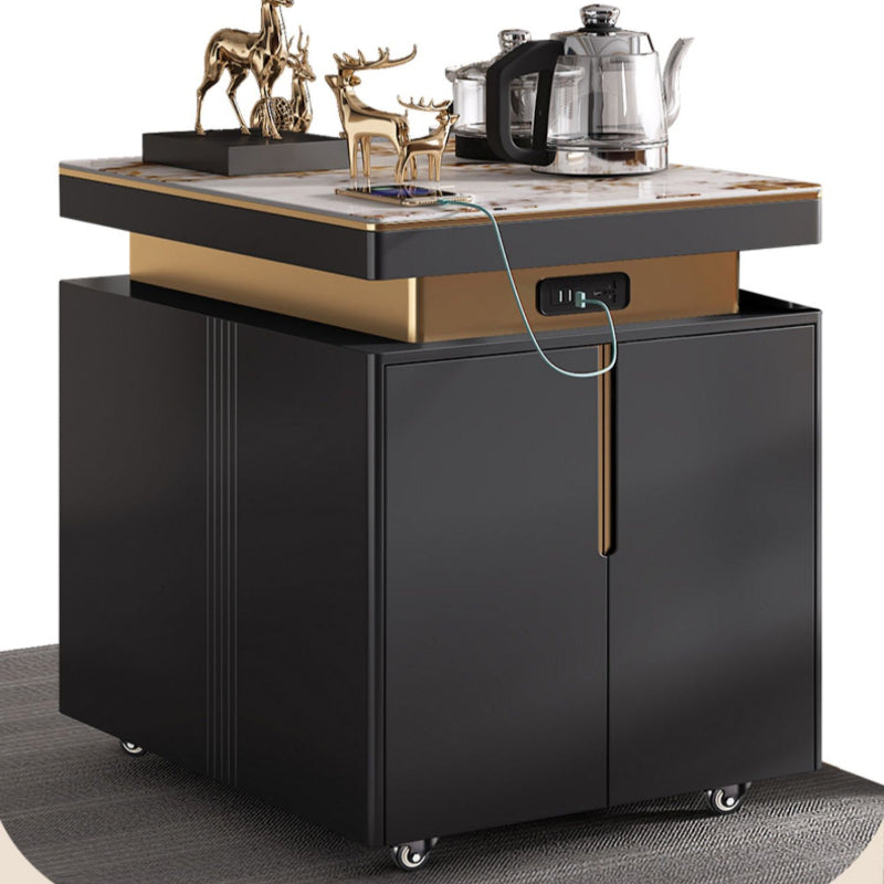 Rock Slab Tea Table