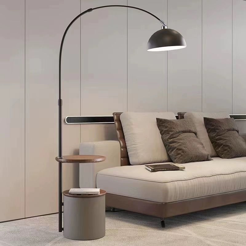 Fishing Floor Lamp With Side Table