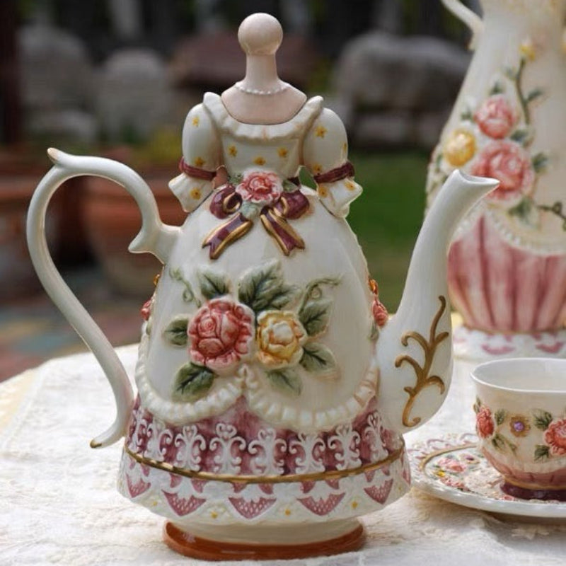 Victorian Rose Tea Set