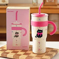 HappyCat Giant Straw Cup