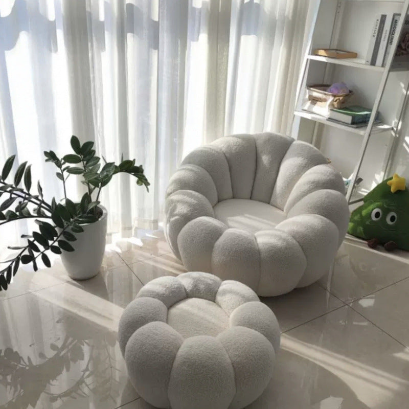Cozy Pumpkin Lounge Chair