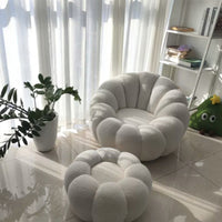 Cozy Pumpkin Lounge Chair