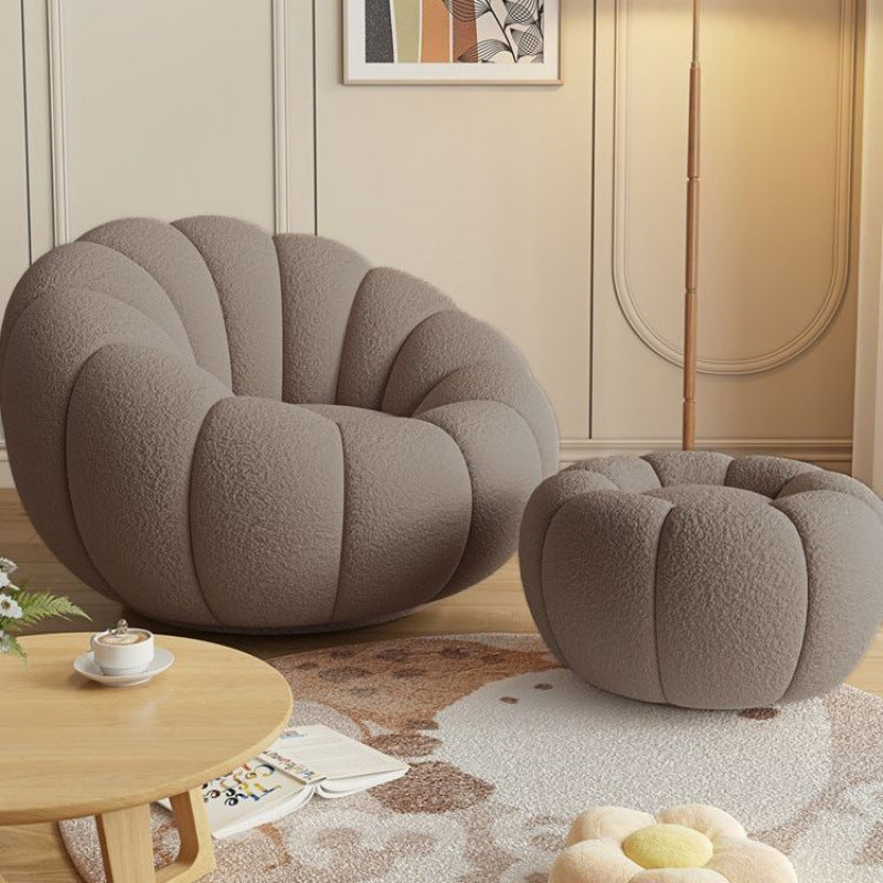 Cozy Pumpkin Lounge Chair