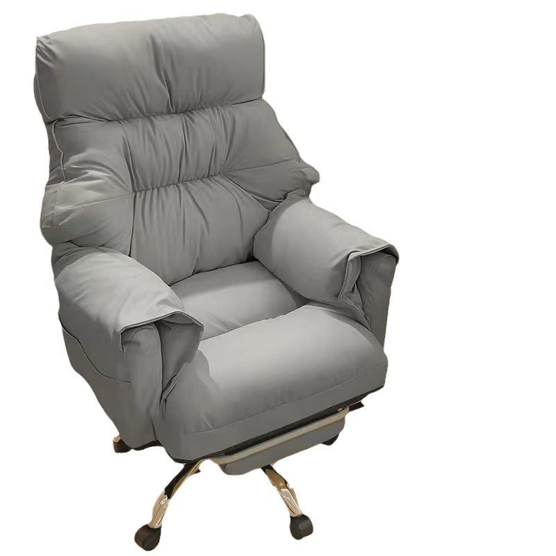 CloudNest Plush Desk Chair