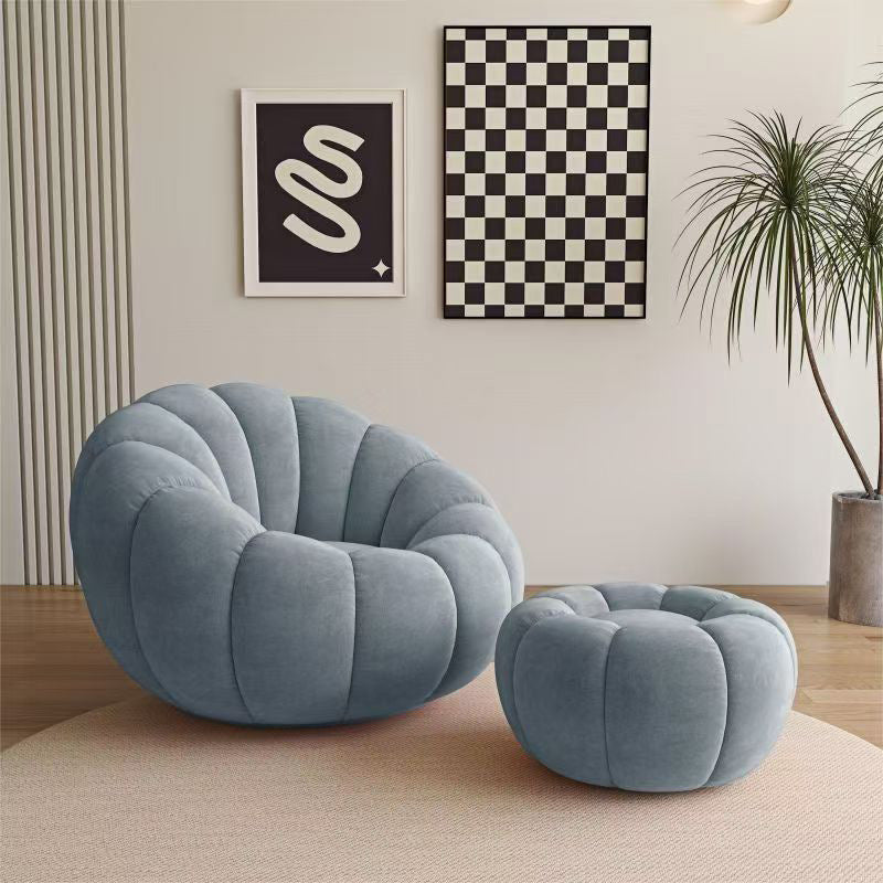 Cozy Pumpkin Lounge Chair