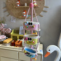 Whimsy Eyes Hanging Basket Rack