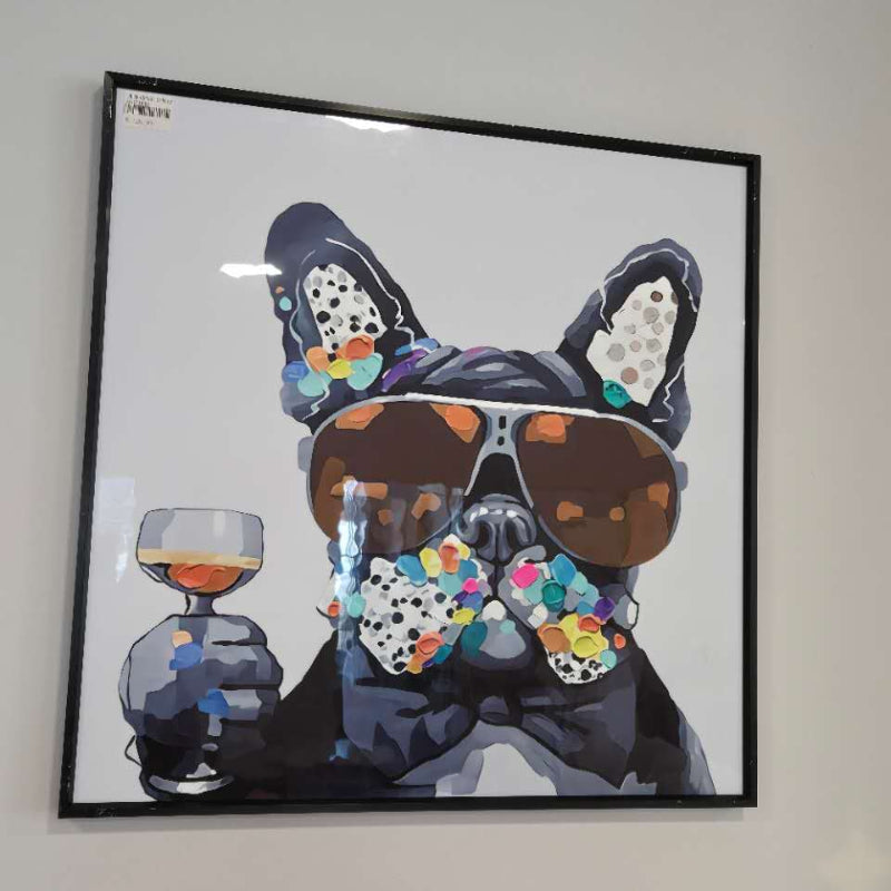 Whimsy Pets Hand-Painted Wall Art